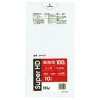 【個人宅配送可】ポリ袋 100L　HDPE 0.02×1000×1000mm 半透明 10枚×50冊(500枚) GH103【取り寄せ商品・即納不可・代引き不可・返品不可】|ゴミ袋・規格袋・レジ袋他|
