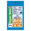 【法人様限定】ポリ袋　20L　LL+Meta　0.02×520×600mm　青　10枚×120冊(1200枚)　BM26　3ケースロット【メーカー直送・時間指定不可・沖縄、離島不可】|ゴミ袋・規格袋・