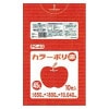 【法人様限定】カラーポリ袋　45L　LLDPE　0.04×650×800mm　赤　10枚×40冊(400枚)　PC43　3ケースロット【メーカー直送・時間指定不可・沖縄、離島不可】|ゴミ袋・規格袋・レ