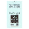 【法人様限定】ポリ袋　90L　LL+Meta 0.04×900×1000mm　透明　10枚×30冊 （300枚）GM93　3ケースロット【メーカー直送・時間指定不可・沖縄、離島不可】|ゴミ袋・規格袋・