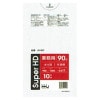 【法人様限定】ポリ袋　90L　HDPE　0.017×900×1000mm　半透明　10枚×60冊(600枚)　GH90　3ケースロット【メーカー直送・時間指定不可・沖縄、離島不可】|ゴミ袋・規格袋・レ