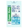 【個人宅配送可】ポリ袋　90L　LL+META 0.03×900×1000mm 　透明　10枚×40（400枚）BM98【取り寄せ商品・即納不可・代引き不可・返品不可】|ゴミ袋・規格袋・レジ袋他|雑貨
