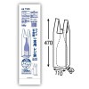 【法人様限定】ワイン・五合瓶用レジ袋　白　TS05　100枚×20冊(2000枚)　3ケースロット【メーカー直送・時間指定不可・沖縄、離島不可】|ゴミ袋・規格袋・レジ袋他|雑貨品