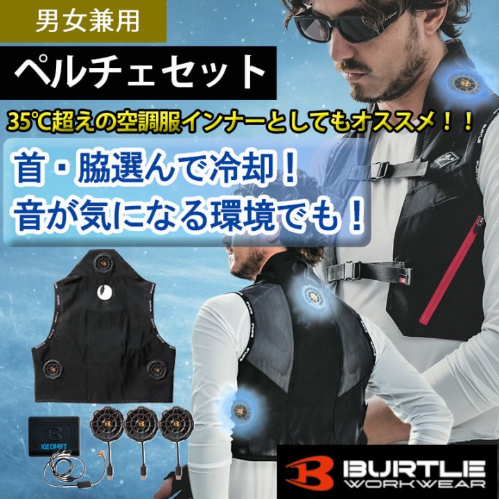 アイスクラフト ペルチェフルセット IC101S 熱中症対策 現場作業