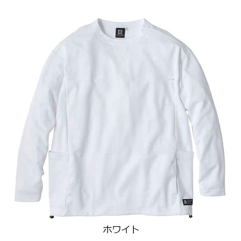 フェイスコットンDRY 5ポケット長袖Tシャツ G108 春夏 接触冷感 吸汗速