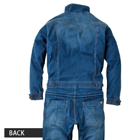 デアリーマンツナギ GE653 年間 デニム ヒップオープン S-5L