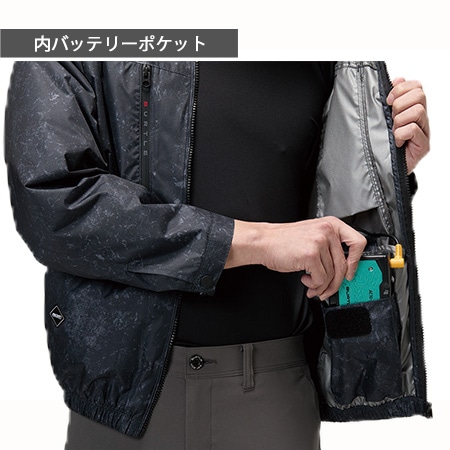空調服3点フルセット バートル/半袖ブルゾン＆バッテリー&ファン