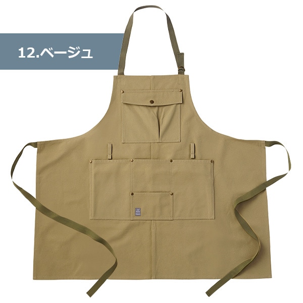 キャンプエプロン 23114 キャンバス生地 ガーデニング アウトドア タル