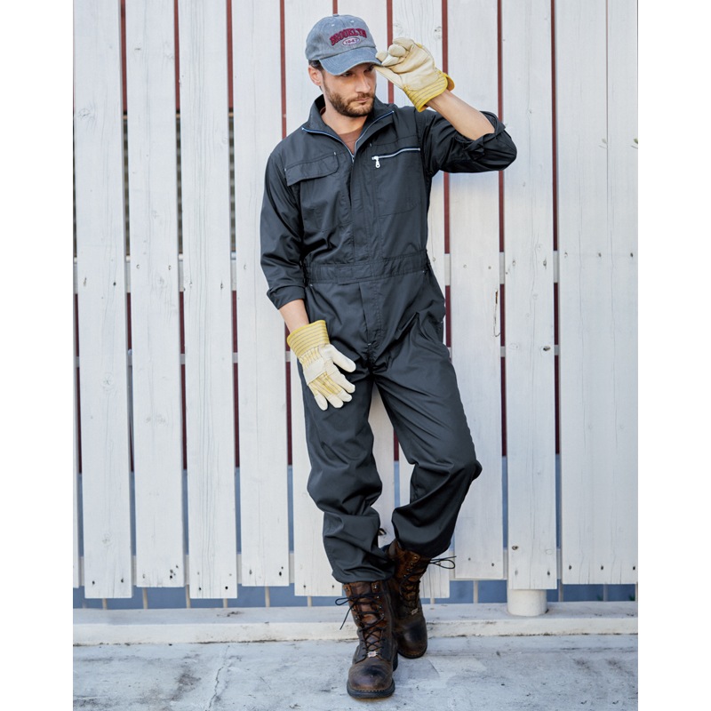 3rd foundation HONDALADY オーバーオール　ツナギ 山田辰 オートバイ 長袖 つなぎ オーバーオール ツナギ 春夏 秋冬