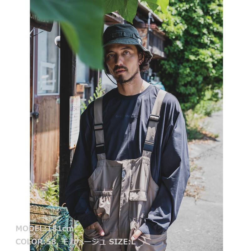 ボーダレスデッキパンツ・エアー GE810 薄手 軽量 ヒップオープン