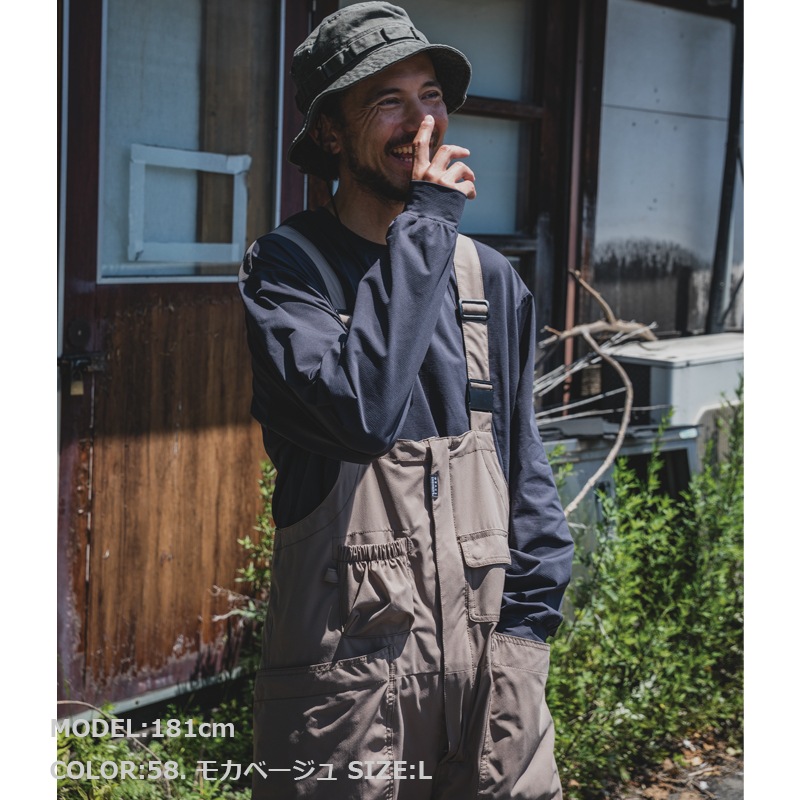 ボーダレスデッキパンツ・エアー GE810 薄手 軽量 ヒップオープン