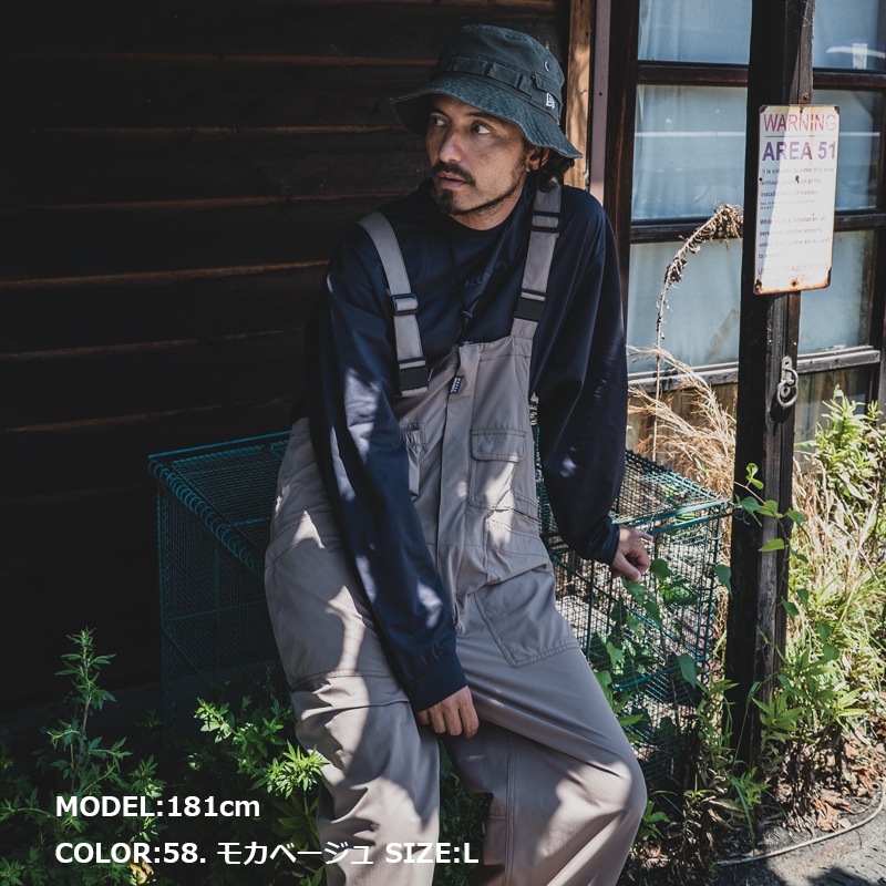 ボーダレスデッキパンツ・エアー GE810 薄手 軽量 ヒップオープン