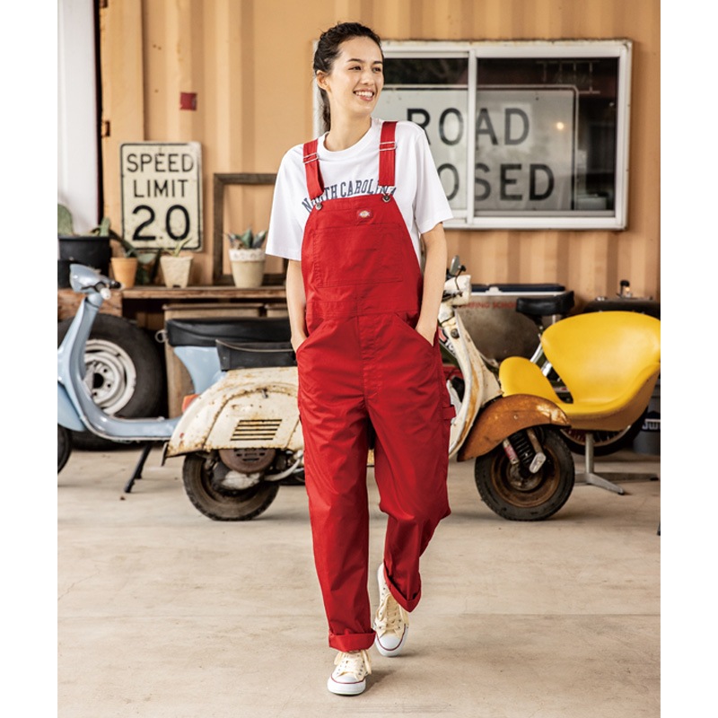 ライトT/Cストレッチ オーバーオール D6709 春夏 ストレッチ