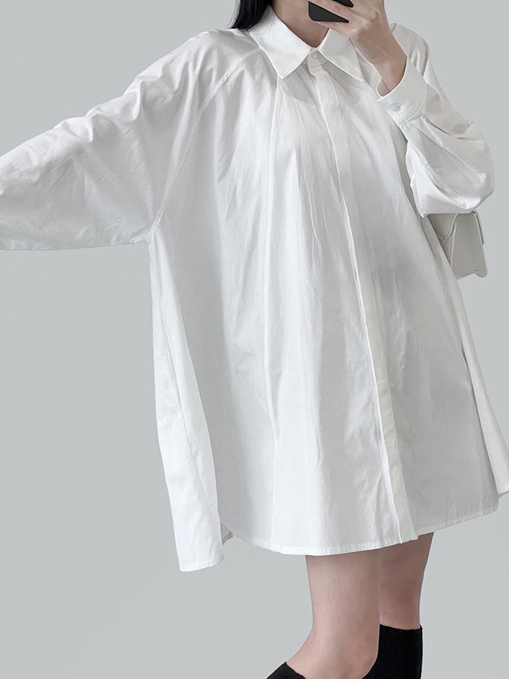 Volume Shirt Onepiece / 2colors