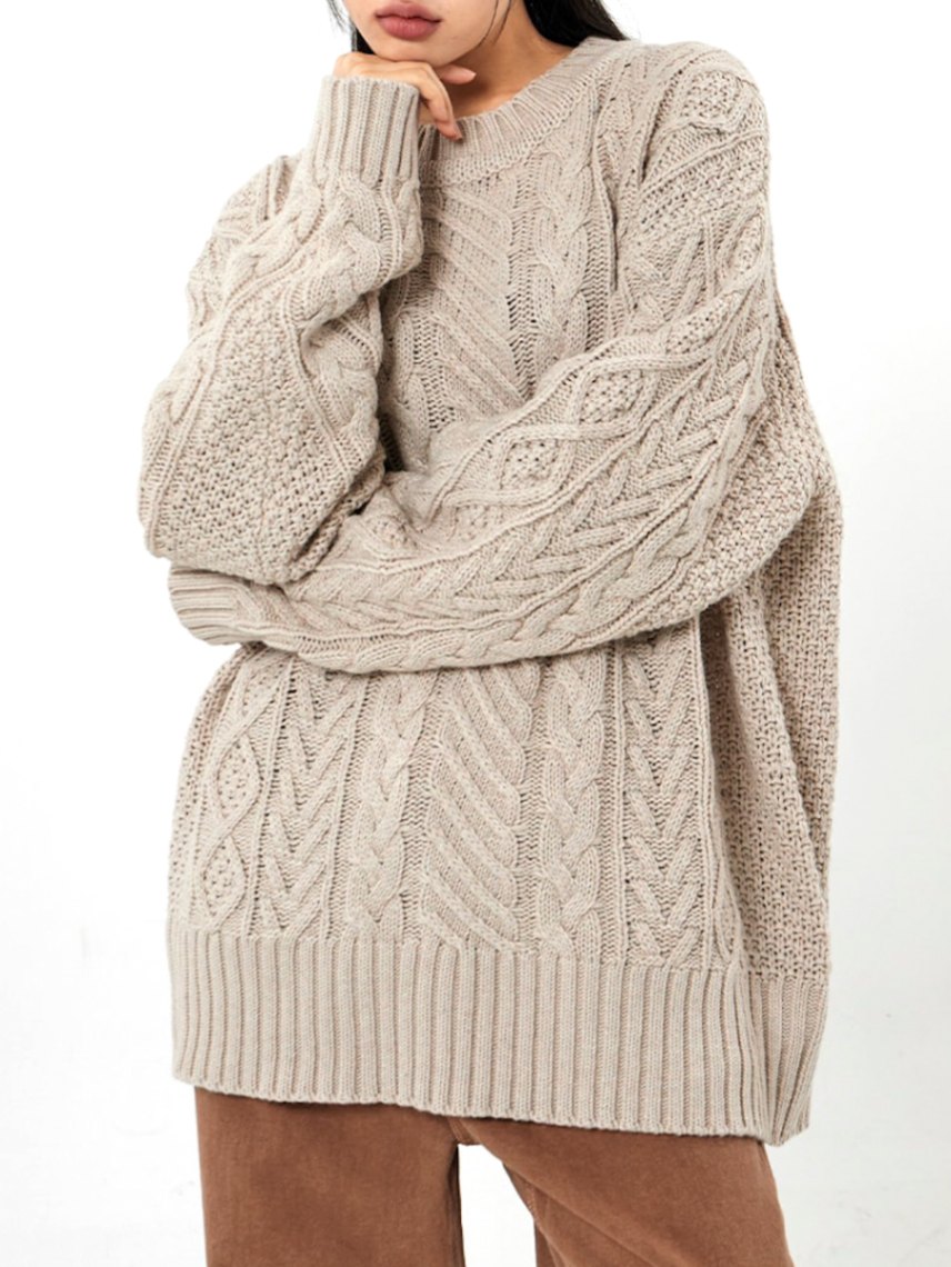 【UNISEX】Fisherman Cable Knit / 3colors
