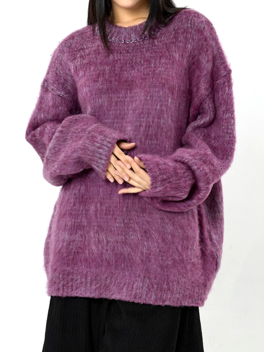 【UNISEX】Brushing Pullover Knit / 4colors