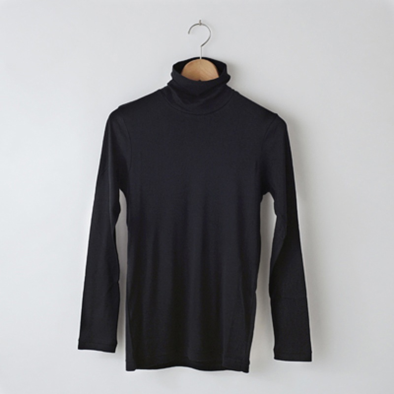 ノリコイケ Ss カシミヤコットンフライス10 タートルネック メンズ ｔシャツ 長袖 クルーネック Norikoike