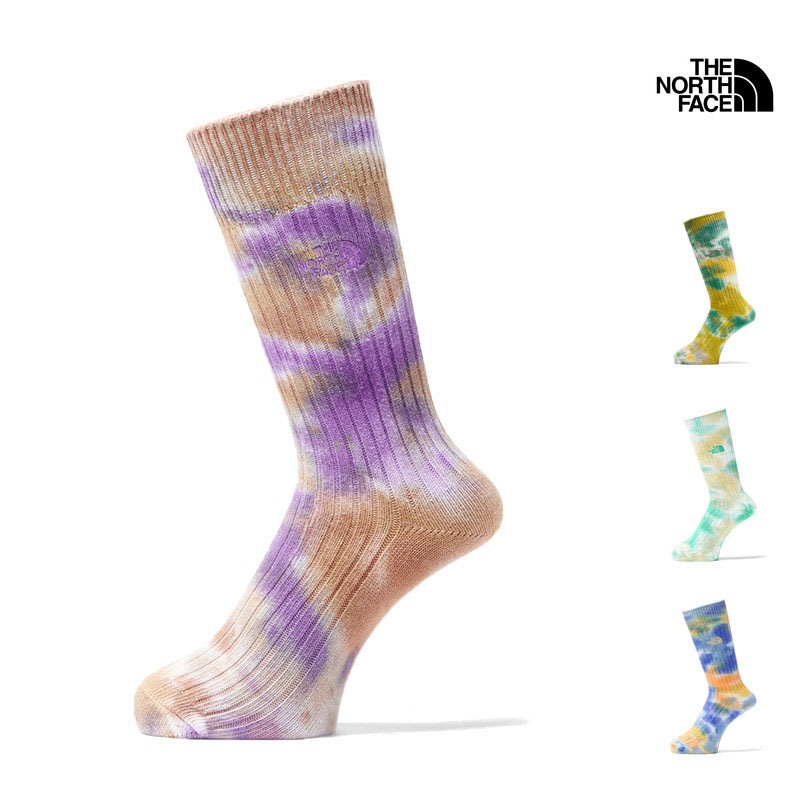 セール ザ・ノース・フェイス THE NORTH FACE ヘビーウェイト タイ ダイ クルー HEAVYWEIGHT TIE DYE CREW 靴下 ソックス NN82410 メンズ レディース
