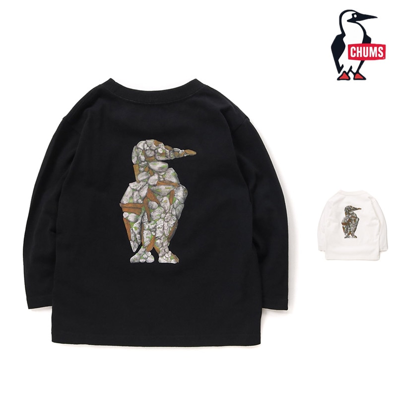 セール チャムス CHUMS シンジロウ タナカ キッズ オーバーサイズド BBL ブラッシュド ロングスリーブ Tシャツ SHINJIRO TANAKA KIDS OVERSIZED BBL BRUSHED L/S T-SHIRT Tシャツ トップス CH21-1345 キッズ