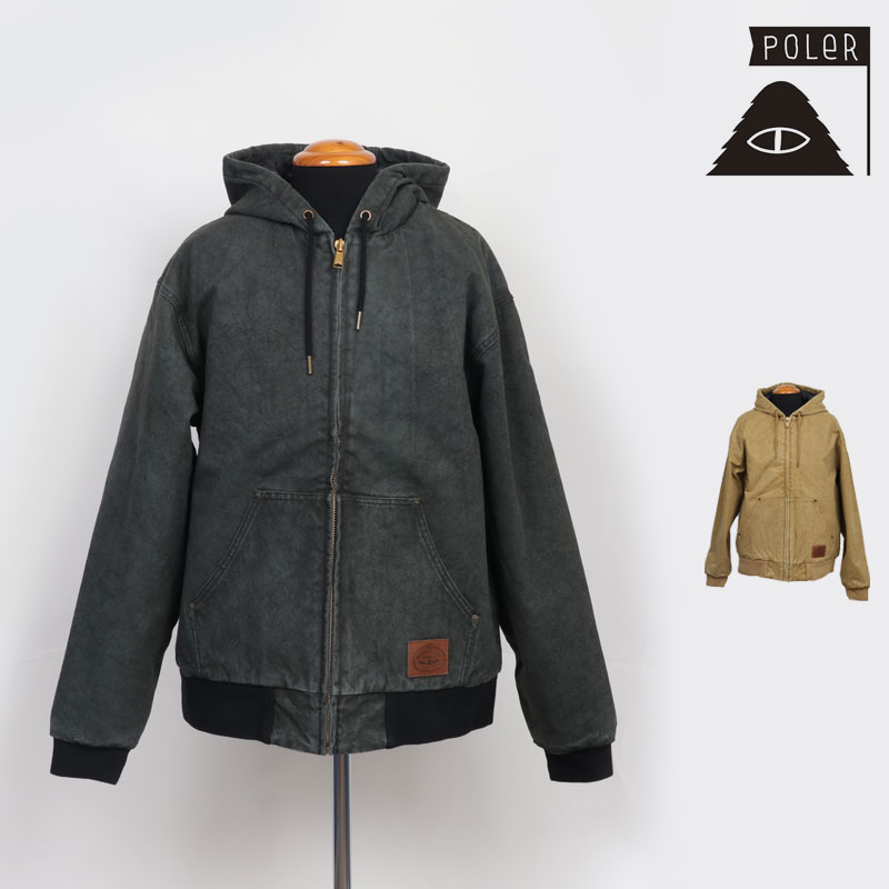 セール ポーラー POLER キルト ライナー フーデッド ジャケット QUILT LINER HOODED JACKET ジャケット アウター 243MCV0033 メンズ