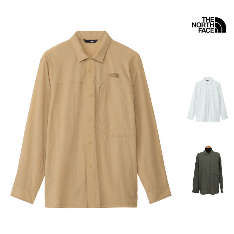 ★ノースフェイス アウトドア ネルシャツ 白黒  Lサイズ★ セール SALE ザ・ノース・フェイス THE NORTH FACE ハイカーズ