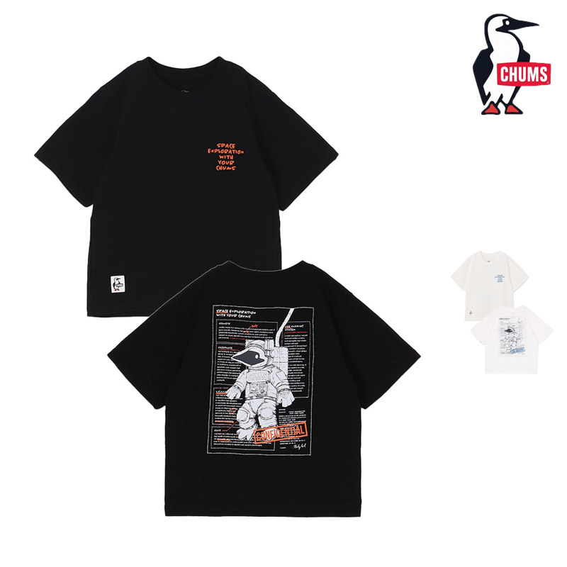 セール SALE チャムス CHUMS キッズ スペース ブービー スペーススーツ Tシャツ KIDS SPACE BOOBY SPACESUIT T-SHIRT Tシャツ トップス CH21-1357 キッズ