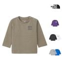 25-26 秋冬 新作 ザ・ノース・フェイス THE NORTH FACE ベビー ロングスリーブ スモール スクエア ロゴ ティー BABY L/S SMALL SQUARE LOGO TEE Tシ