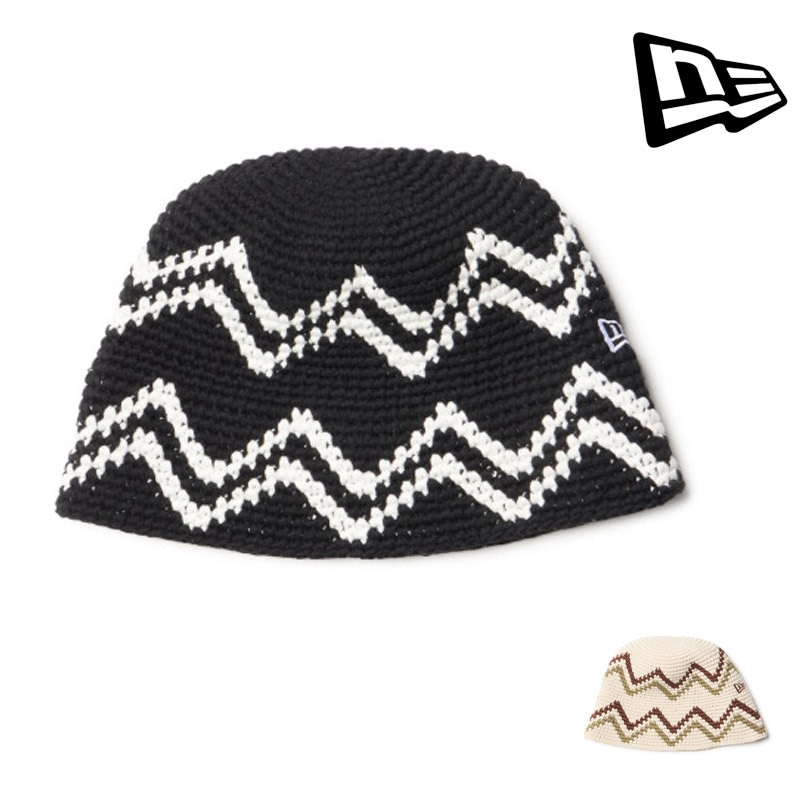 25-26 秋冬 新作 ニューエラ NEWERA クロシェ ニット バケット CROCHET