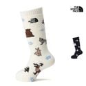 25-26 秋冬 新作 ザ・ノース・フェイス THE NORTH FACE キッズ ウィンター アニマル グラフィック クルー KIDS WINTER ANIMAL GRAPHIC CREW 靴下 ソ