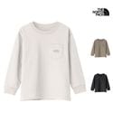 25-26 秋冬 新作 ザ・ノース・フェイス THE NORTH FACE キッズ トドラー ロングスリーブ ポケット ロゴ ティー KIDS TODDLER L/S POCKET LOGO TEE 