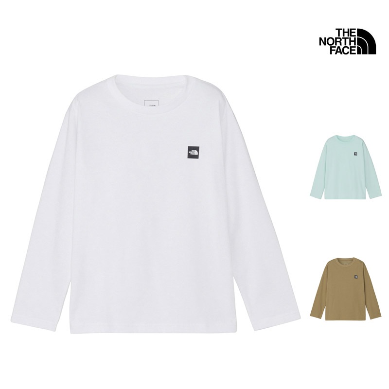 ザ・ノース・フェイス THE NORTH FACE NTJ32645 キッズ ロングスリーブ スモール ボックス ロゴ ティー KIDS L/S SMALL BOX LOGO TEE キッズ ジュニア 子ども Tシャツ ロンT 長袖 アウトドア キャンプ 通園 通学 速乾 UVカット 26ss 春夏 新作