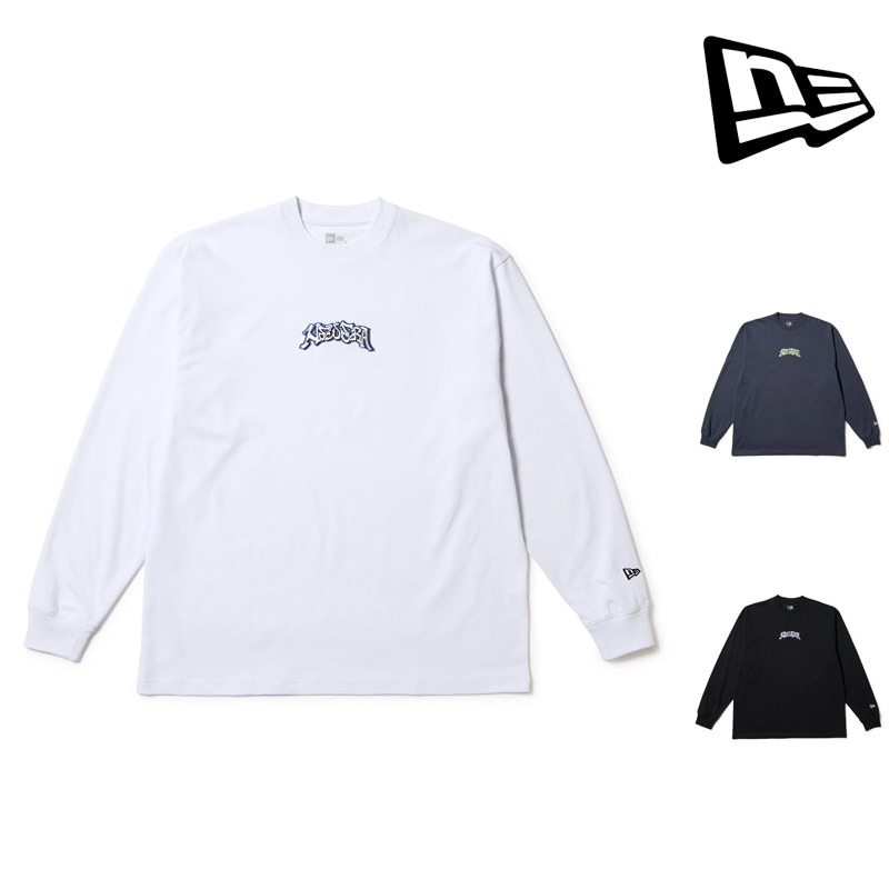 25-26 秋冬 新作 ニューエラ NEW ERA ロングスリーブ オーバーサイズ コットン ティー スローアップ ロゴ L/S OVERSIZED COTTON TEE SLOWUP LOGO ロンT トップス 1468269 メンズ レディース