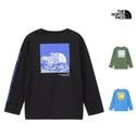 �����Ρ������ե����� THE NORTH FACE NTJ32537 ���å� ���󥰥��꡼�� ���꡼�� ����ե��å� �ƥ��� KIDS L/S SLEEVE GRAPHIC TEE ���å� ����˥� �Ҥɤ� T����� ����T Ĺµ �����ȥɥ� ������ �̳� ���åȥ�100% 26ss �ղ� ����