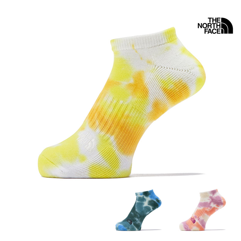 ザ・ノース・フェイス THE NORTH FACE NN82615 タイ ダイ ショート TIE DYE SHORT メンズ レディース 男女兼用 靴下 ソックス ショートソックス アウトドア 普段使い スポーツ タイダイ オーガニックコットン 抗菌 防臭 26ss 春夏 新作