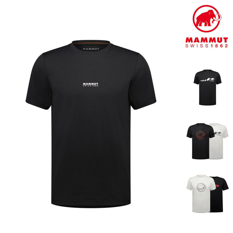 マムート MAMMUT 1017-02012 クイックドライ ロゴ プリント Tシャツ アジアンフィット メン QD LOGO PRINT T－SHIRT AF MEN メンズ 男性 Tシャツ 半袖 トップス カットソー アウトドア キャンプ 登山 トレッキング 普段使い 26ss 春夏 新作