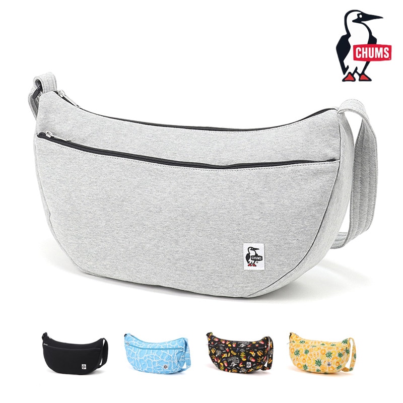 チャムス CHUMS CH60-3937 バナナ ショルダー バッグ スウェット BANANA SHOULDER BAG SWEAT メンズ レディース 男女兼用 ショルダーバッグ バッグ 斜め掛け アウトドア 通学 普段使い 12L 定番 スウェット 撥水 撥油 防汚 26ss 春夏 新作