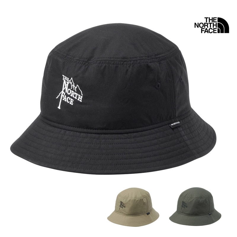 ザ・ノース・フェイス THE NORTH FACE NN02645 コンパクト ハット COMPACT HAT メンズ レディース 男女兼用 帽子 ハット バケットハット アウトドア キャンプ 登山 レジャー 旅行 普段使い ナイロン 刺繍ロゴ UVカット 26ss 春夏 新作