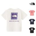 �����Ρ������ե����� THE NORTH FACE NTB32546 �٥ӡ� ���硼�ȥ��꡼�� �Х���� �������� ���� �ƥ��� BABY S/S BANDANA SQUARE LOGO TEE �٥ӡ� �֤���� �ˤλ� ���λ� ���Ļ� T����� Ⱦµ ������ �������˥å����åȥ� 26ss �ղ� ����