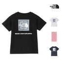 �����Ρ������ե����� THE NORTH FACE NTT32546 ���å� �ȥɥ顼 ���硼�ȥ��꡼�� �Х���� �������� ���� �ƥ��� KIDS TODDLER S/S BANDANA SQUARE LOGO TEE ���å� �ȥɥ顼 �Ļ� T����� Ⱦµ ������ �������˥å����åȥ� 26ss �ղ� ����