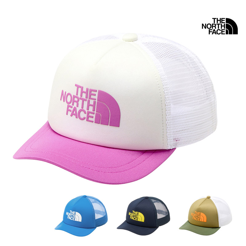 ザ・ノース・フェイス THE NORTH FACE NNJ02604 キッズ ロゴ メッシュ キャップ KIDS LOGO MESH CAP キッズ 子供 男の子 女の子 帽子 キャップ ベースボールキャップ アウトドア キャンプ スポーツ 通学 メッシュ 通気性 26ss 春夏 新作