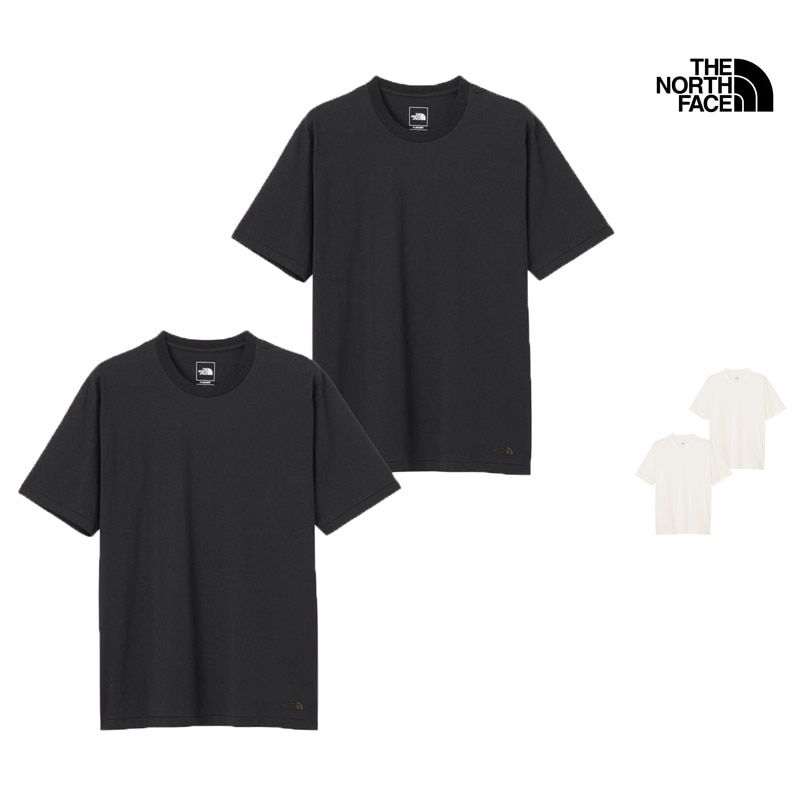 ザ・ノース・フェイス THE NORTH FACE NT32542 ショートスリーブ フラッシュドライ パック ティー S/S FD PACK TEE メンズ 男性 Tシャツ トップス 半袖 アウトドア キャンプ 登山 スポーツ 普段使い 吸汗 速乾 2枚セット 26ss 春夏 新作