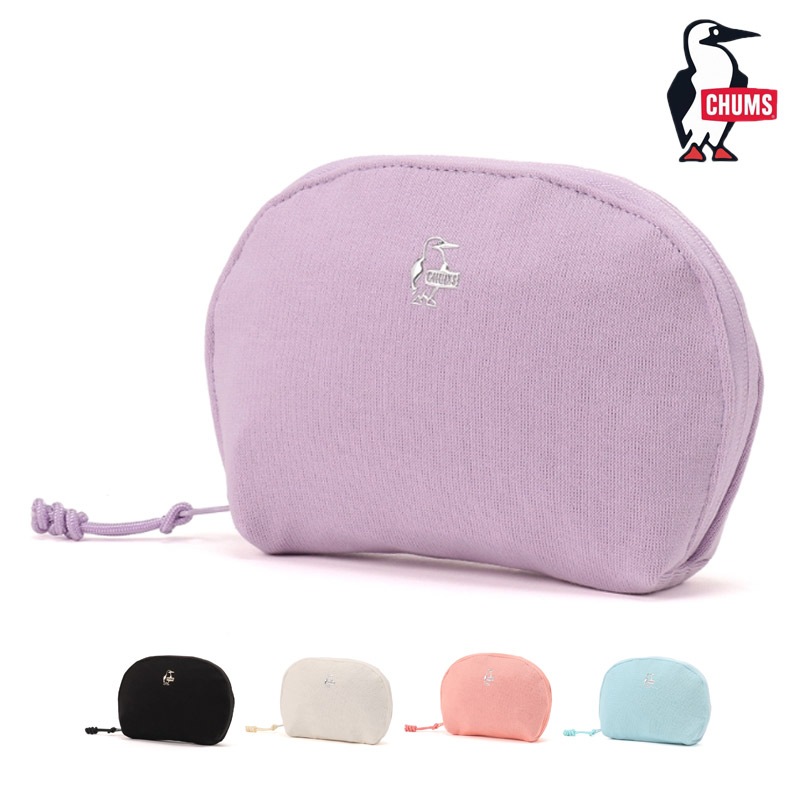 チャムス CHUMS CH60-4130 ガーリー シェル ポーチ GIRLY SHELL POUCH メンズ レディース 男女兼用 ポーチ 小物入れ トラベルポーチ メイクポーチ アウトドア キャンプ 普段使い スウェット 仕切りポケット 撥水 撥油 防汚 26ss 春夏 新作