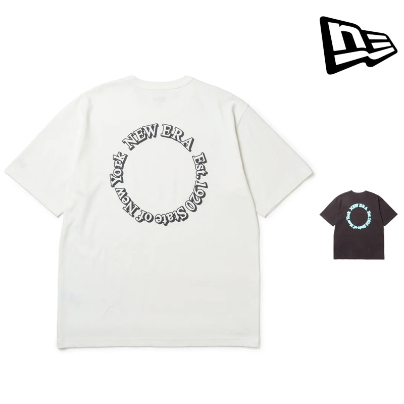 ニューエラ NEWERA 1485663 ショートスリーブ ウォッシュ コットン ティー サークル ロング S/S WAS COTTON TEE CIRCLE LOGO メンズ レディース Tシャツ 半袖 トップス 綿 コットン かっこいい おしゃれ タウンユース スケーター 26ss 春夏 新作