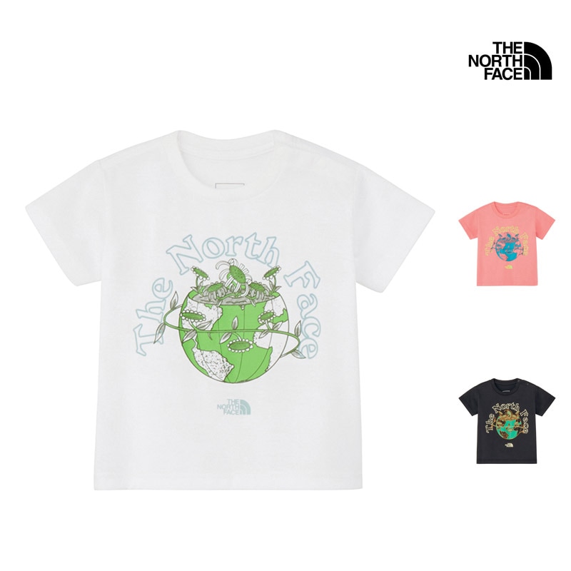 ザ・ノース・フェイス THE NORTH FACE NTB32630 ベビー ショートスリーブ ルミナス グラフィック ティー BABY S/S LUMINOUS GRAPHIC TEE ベビー 赤ちゃん 男の子 女の子 乳幼児 Tシャツ 半袖 普段着 コットン 蓄光 26ss 春夏 新作