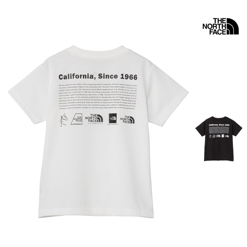 ザ・ノース・フェイス THE NORTH FACE NTT32648 キッズ トドラー ショートスリーブ ヒストリカル ロゴ ティー KIDS TODDLER S/S HISTORICAL LOGO TEE キッズ トドラー 幼児 Tシャツ 半袖 アウトドア 普段着 オーガニックコットン 26ss 春夏 新作