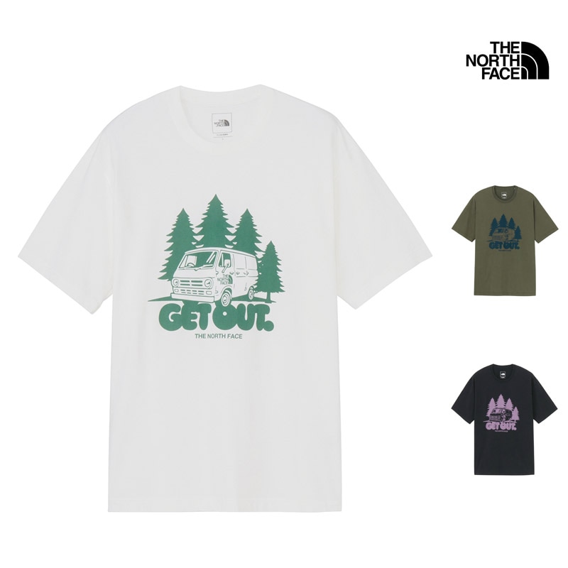 ザ・ノース・フェイス THE NORTH FACE NT32642 ショートスリーブ ゲット アウト ティー S/S GET OUT TEE メンズ 男性 Tシャツ トップス 半袖 アウトドア キャンプ 登山 スポーツ ジム レジャー タウンユース 吸汗 速乾 ドライ 26ss 春夏 新作