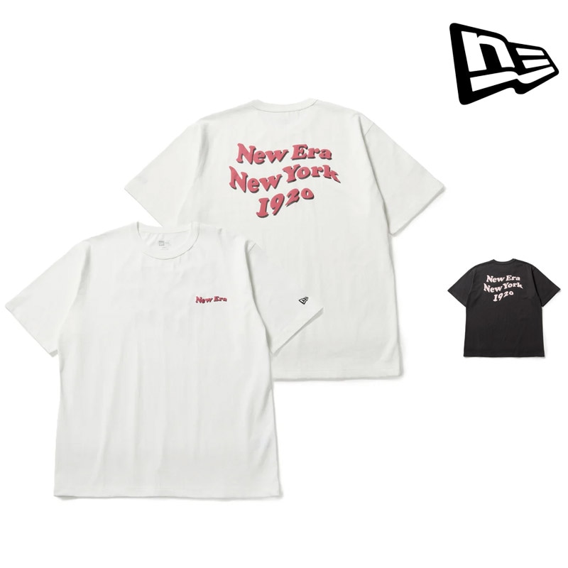 ニューエラ NEWERA 1485662 ショートスリーブ ウォッシュ コットン ティー ウェーブ ロゴ S/S WAS COTTON TEE WAVE LOGO メンズ レディース 男性 女性 Tシャツ 半袖 トップス 綿 コットン かっこいい おしゃれ ストリート 26ss 春夏 新作