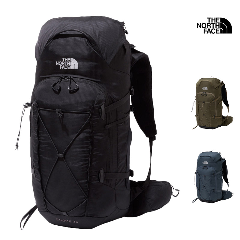 ザ・ノース・フェイス THE NORTH FACE NM62374 ノーム 28 GNOME 28 メンズ レディース 男女兼用 リュック バッグ バックパック トレッキングパック アウトドア キャンプ 登山 30L UL ウルトラライト フレームレス 軽量 中型 一泊 26-27 秋冬 新作