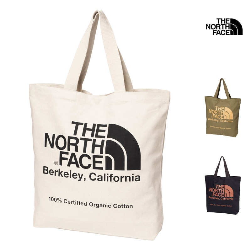 ザ・ノース・フェイス THE NORTH FACE NM82385 オーガニック コットン トート ORGANIC COTTON TOTE メンズ レディース 男女兼用 トートバッグ 手提げ 旅行 通勤 通学 タウンユース 大きめ 布 キャンバス A4 綿 コットン 100％ 26-27 秋冬 新作
