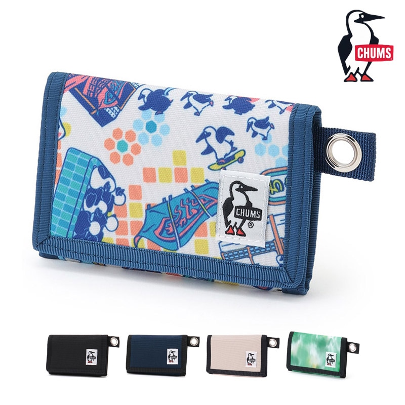 チャムス CHUMS CH60-3570 リサイクル スモール ウォレット RECYCLE SMALL WALLET メンズ レディース 男女兼用 キッズ 子供 財布 三つ折り ミニ財布 アウトドア キャンプ 普段使い カード収納 小銭入れ 小さめ コンパクト 26-27 秋冬 新作
